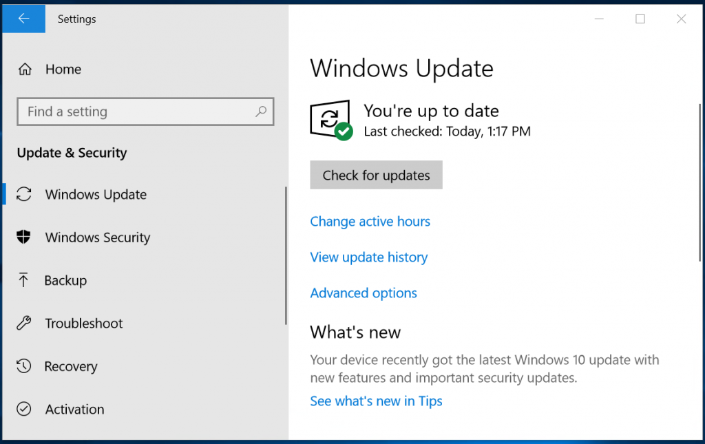 windows 10 update settings 2