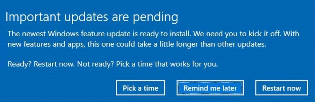 Windows updates